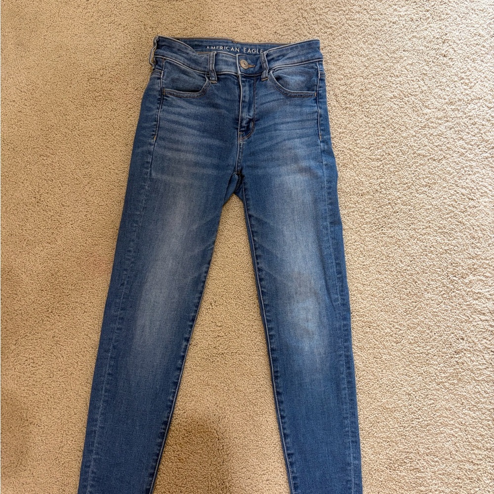 American Eagle Outfitters Women's Classic Blue Jeans